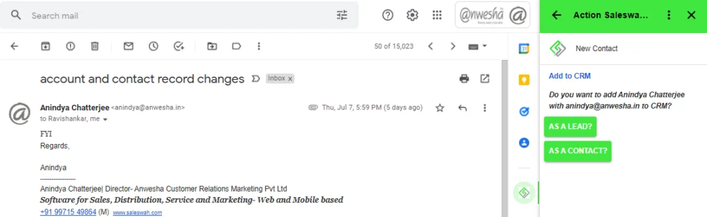Two new ways of capturing leads in Saleswah CRM 3 Two new ways of capturing leads in Saleswah CRM 2